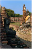 Bilder-Gallerie * Wat Mahathat - Foto-Impressionen * Fotos aus Thailand - Ayutthaya