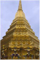 Bilder-Gallerie * Phra Chedi Thong - Foto-Impressionen * Fotos aus Thailand - Bangkok - Wat Phra Keo