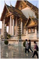 Bilder-Gallerie * die Megapolis - Foto-Impressionen * Fotos aus Thailand - Bangkok, Wat Suthat